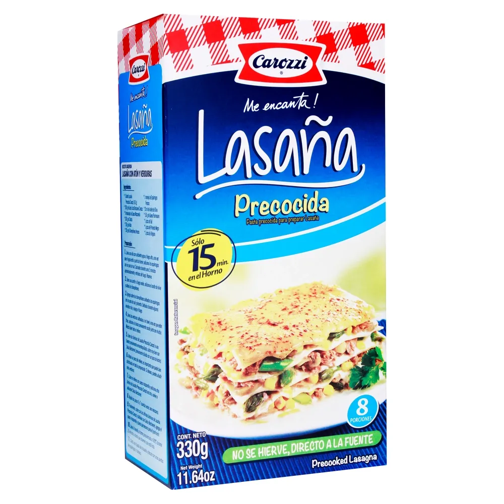 [1782] Lasaña Precocida Carozzi 330 G