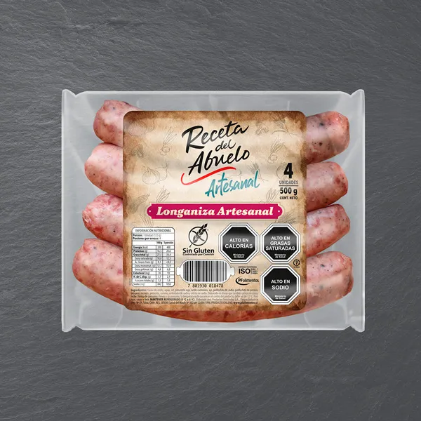 [2155] Longaniza Art. Receta Del Abuelo 400 Grs