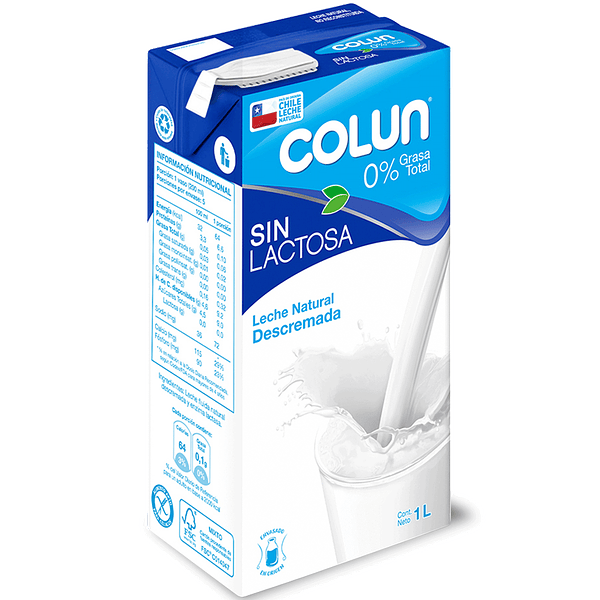 [601] Leche Sin Lactosa Colun 1 Lt