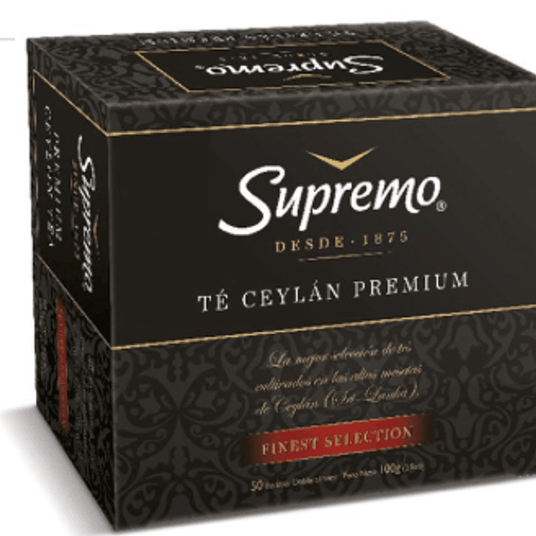 [1889] Te Supremo Negro Ceylan 100 Un