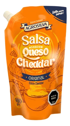 Salsa Cheddar Agrosilva 930G