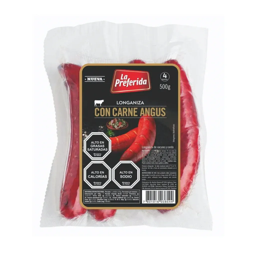 [1784] Longaniza Angus La Preferida 500 G