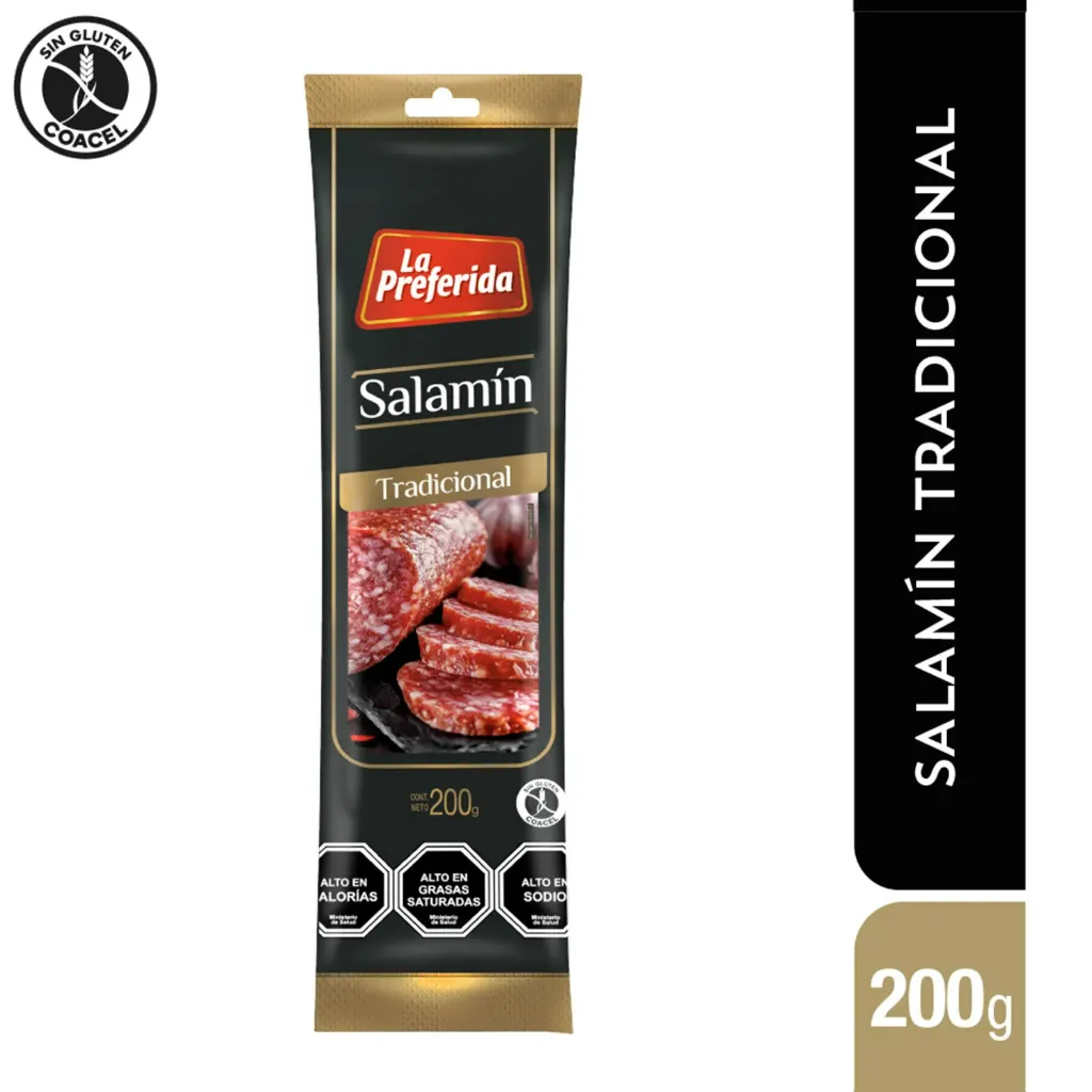 [1924] Salamin Tradicional La Preferida 200 Gr