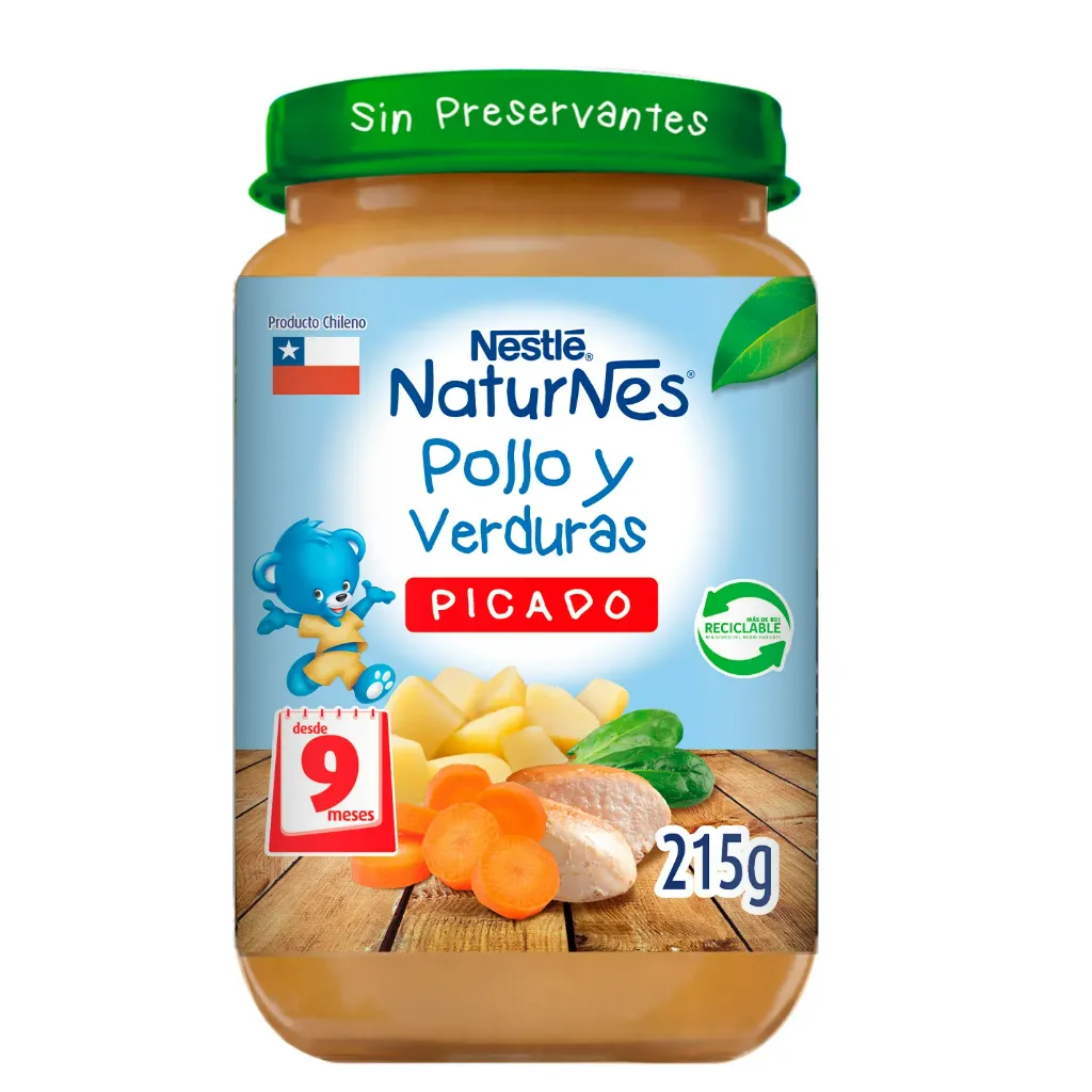 [1660] Picado Nestlé Pollo Y Verduras 215G