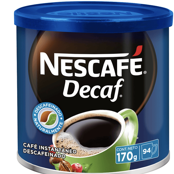 [1773] Nescafé Decaf 170 Gr Tarro 