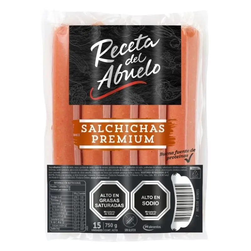 [1780] Vienesa 750 G Receta Del Abuelo 