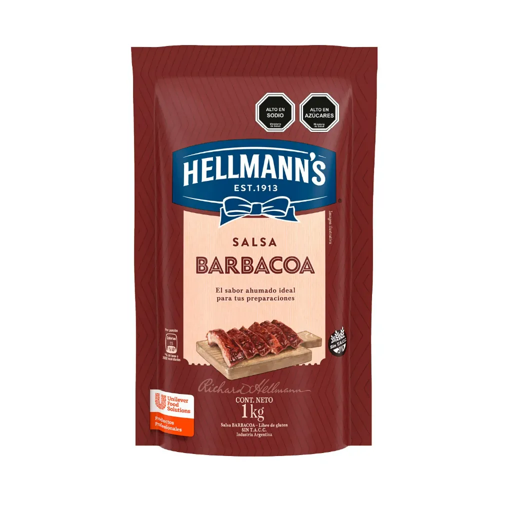 Salsa Barbacoa Hellmanns 1 Kg