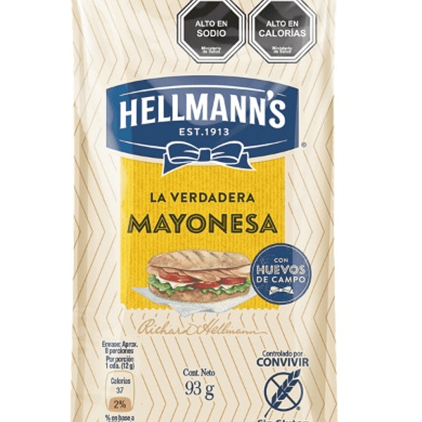 Mayonesa Hellmann´S 93 Gr