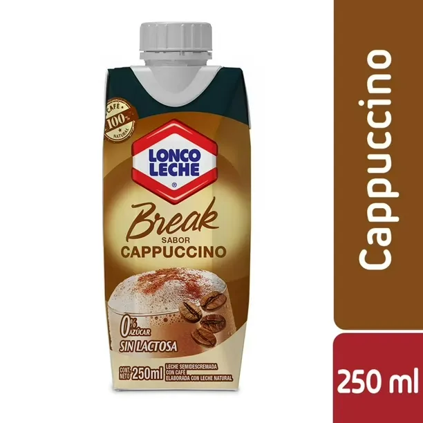 [1831] Leche Break Cappuccino Lonco 250 Cc