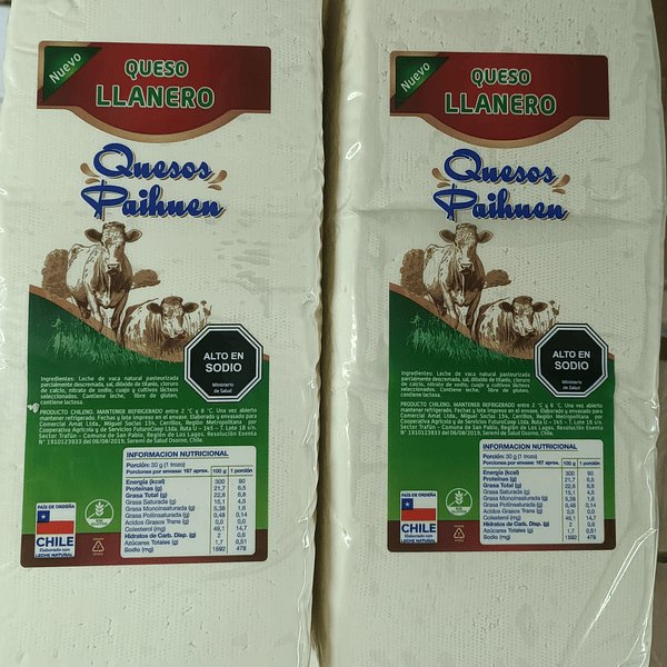 [1892] Queso Llanero Barra Paihuen